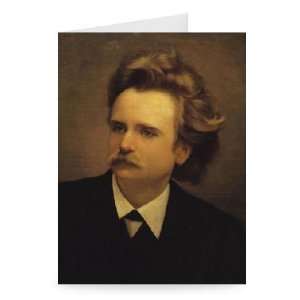  Edvard Hagerup Grieg (1843 1907) (oil on   Greeting Card 