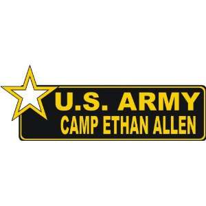  United States Army Camp Ethan Allen Bumper Sticker Decal 9 