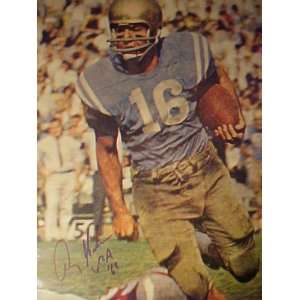 Gary Beban UCLA Bruins Autographed 11 x 14 Professionally Matted Color 