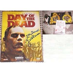  George Romero Signed Day Of The Dead 2 DVD Set COA 