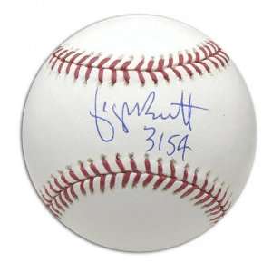 George Brett Autographed Baseball  Details 3154 Inscription