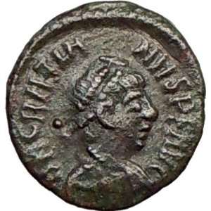  GRATIAN 367AD Authentic Genuine Ancient Roman Coin WREATH 