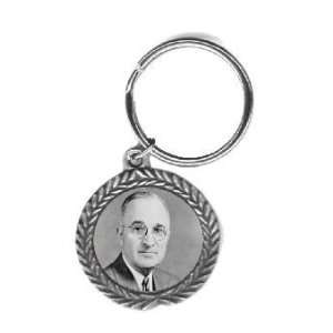  President Harry S. Truman Pewter Key Chain Office 
