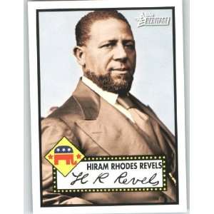  Topps American Heritage Heroes Trading Card #16 Hiram Rhodes Revels 