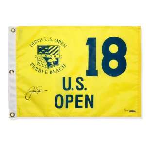 Jack Nicklaus Autographed 2000 US Open   18th Hole Pin Flag 
