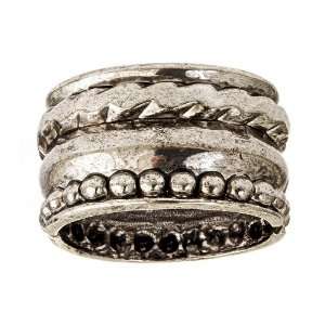  Kenneth Jay Lane   Antique Silver Cuff Bracelet Jewelry