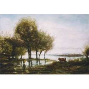  Le Marais Etching Corot, Jean Baptiste Camille , Views 
