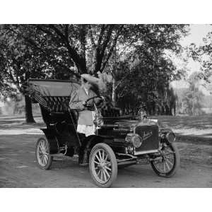  early 1900s photo HARRIS, JOHN E., MRS. IN AUTO