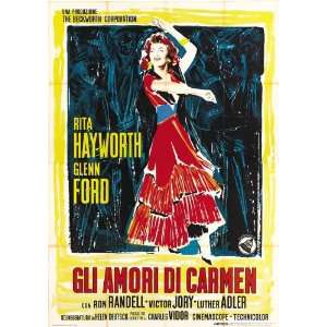 The Loves of Carmen (1948) 27 x 40 Movie Poster Italian 