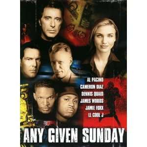  Any Given Sunday (1999) 27 x 40 Movie Poster Style D