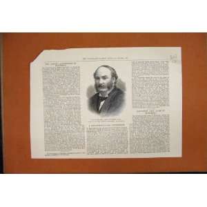  1884 Portrait Lord Rayleigh President British Montreal 