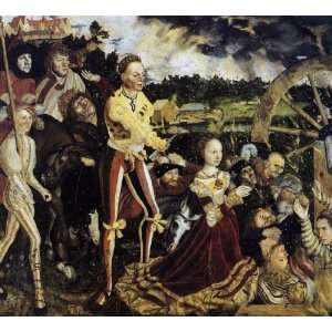 Hand Made Oil Reproduction   Lucas Cranach the Elder   40 x 36 inches 