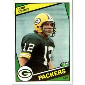  1984 Topps # 266 Lynn Dickey Green Bay Packers Football 