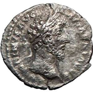 MARCUS AURELIUS 165AD Silver Authentic Ancient Roman Coin GOOD LUCK 