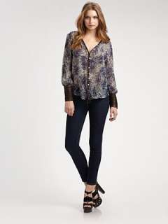 Elizabeth and James   Chantal Printed Blouse    