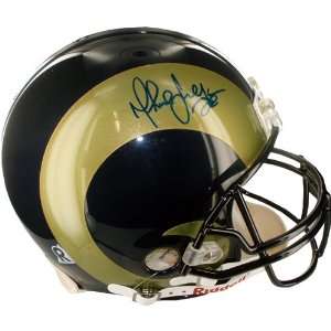 Marshall Faulk Rams Pro Helmet