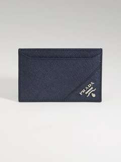 Prada   Saffiano Card Case/Crest Logo    