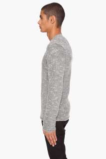 John Varvatos U.s.a Chunky V neck Sweater for men  