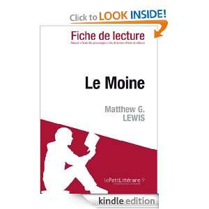 Le Moine de Matthew G. Lewis (Fiche de lecture) (French Edition 