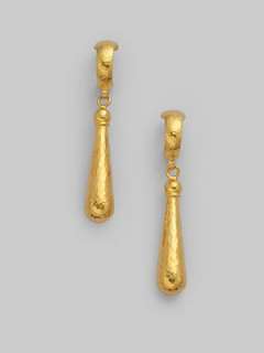 GURHAN   24K Yellow Gold Drop Earrings    