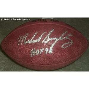  Mike Singletary Signed Wilson NFL Game Ball w/HOF98 