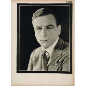 Original 1923 Print Milton Sills Silent Film Hollywood   Original 