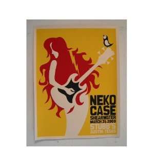 Neko Case Poster Silk Screen Jaime Austin Texas