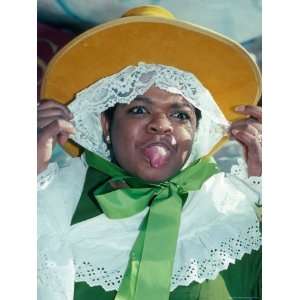  Actress Nell Carter, Sticking Her Tongue Out Stretched 