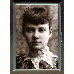 NELLIE BLY JOURNALIST AUTHOR ID Holder, Cigarette Case or Wallet MADE 