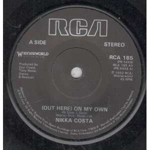   HERE ON MY OWN 7 INCH (7 VINYL 45) UK RCA 1982 NIKKA COSTA Music