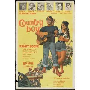   28cm x 44cm) (1966) Style A  (Randy Boone)(Sheb Wooley)(Paul Brinegar