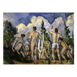  The Bathers, c.1890 Giclee Poster Print by Paul Cézanne 