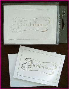 25 INVITATION CARDS + Envelopes   Wedding Engagement Party NEW 