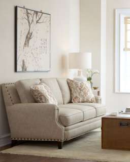 Nailhead Trim Handcrafted Sofa  