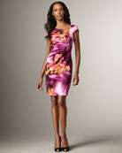 Kay Unger New York Leopard Print Dress   