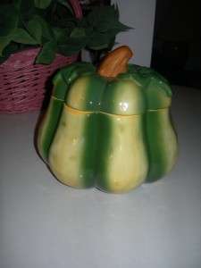 Collectible Fall Squash Cookie Jar  