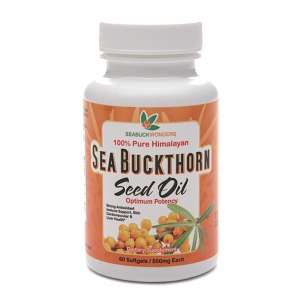 SeaBuckWonders Sea Buckthorn Seed Oil, Soft Gels 60 ea  