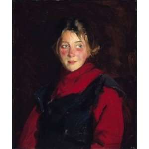 FRAMED oil paintings   Robert Henri   24 x 28 inches   Irish girl 