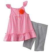 Carters Striped Tank and Bike Shorts Set   Baby