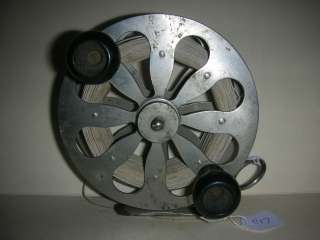 Vintage Large Fly Fishing Reel   4 1/2 Diameter (C 17)  