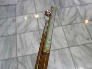 Antique Vintage Horrocks Ibbotson Bamboo Fishing Rod Pole 2 pc Utica 