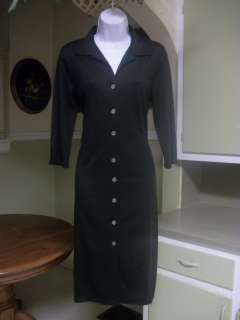 Susan Graver Classy/ Comfortable 3/4 Length Sleeve Little Black Dress 