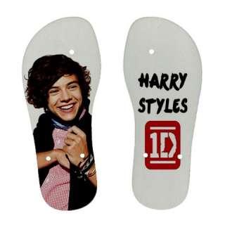   Harry Styles Photo Beach Summer Flip Flop Shoes Girl Boy Unisex  