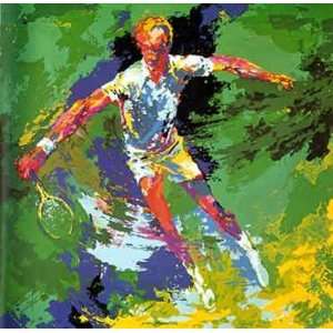  LeRoy Neiman   Stan Smith Hand Pulled Serigraph
