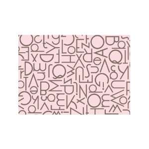   4Walls Alphabets Alphabetical Pink Brown KP1734PM1