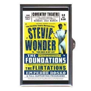 STEVIE WONDER EARLY CONCERT Coin, Mint or Pill Box Made in USA