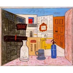  FRAMED oil paintings   Stuart Davis   24 x 20 inches   Rue 