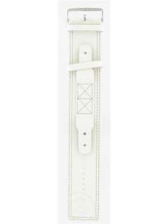 Fossil Mens 38mm White Leather WB4090 Watch Band  