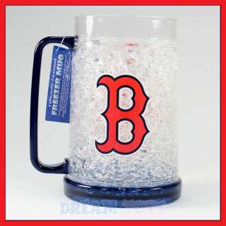 MLB Boston Red Sox 16 oz Crystal Freezer Mug Cup  