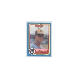  1984 Brewers Gardners #17   Ted Simmons Sports 